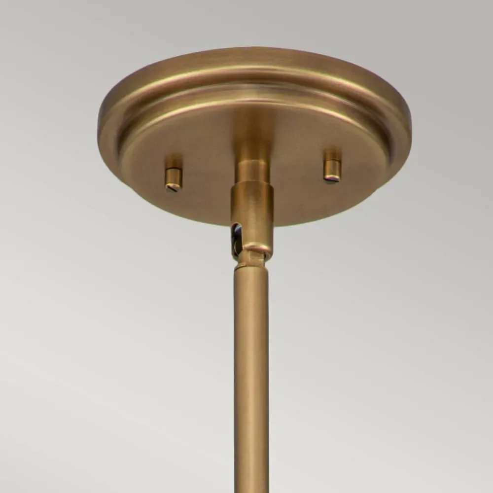 Illustration numéro 3 du produit Suspension grappe en acier finition bronze mat métallique
