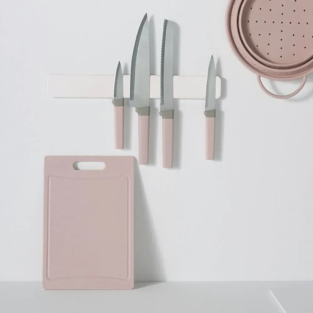 Illustration numéro 3 du produit Lot de 2 planches à découper en bois et silicone  29x20cm