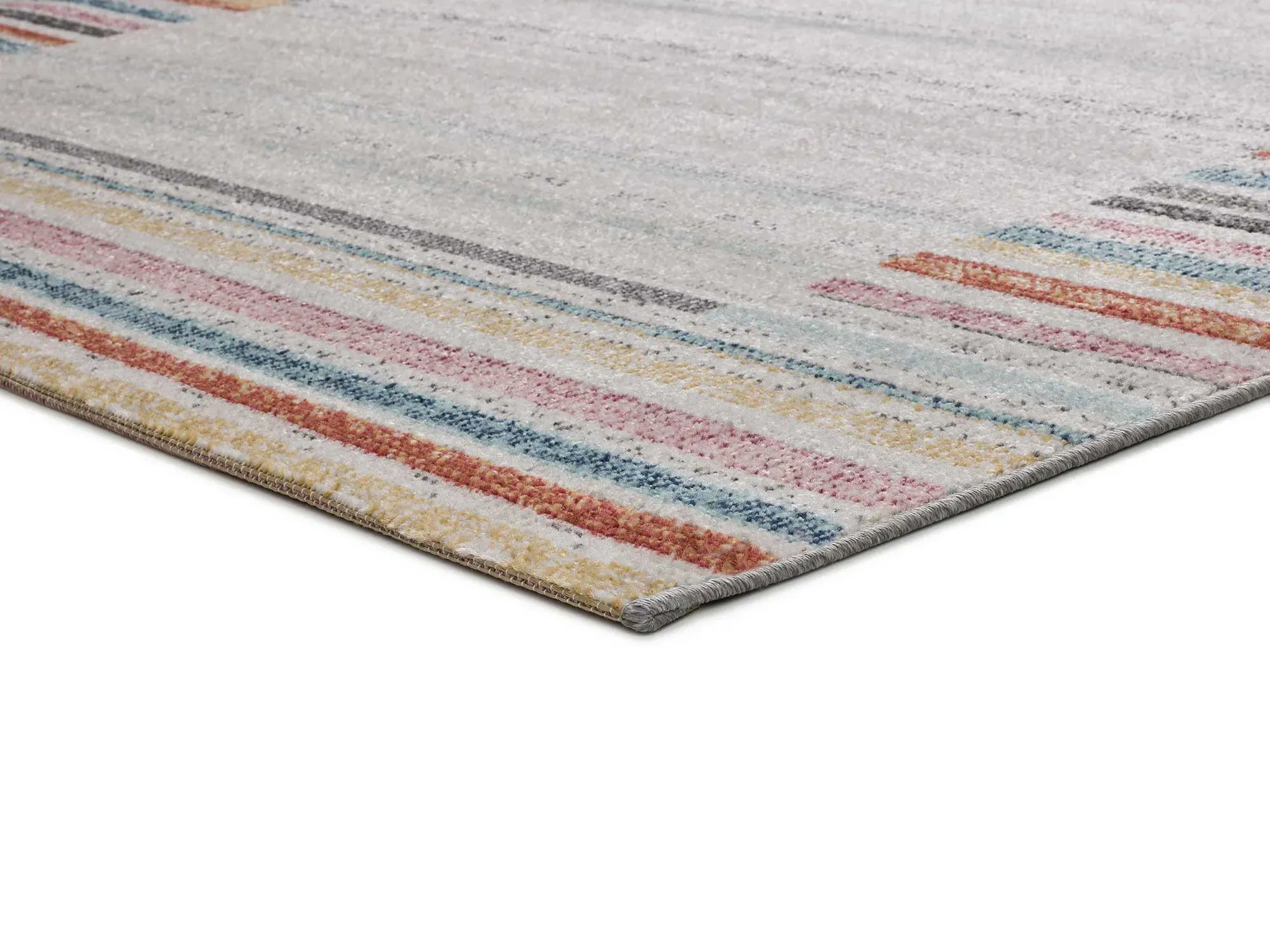 Illustration numéro 3 du produit Tapis d'extérieur géométrique gris/multicolore 160x230 cm