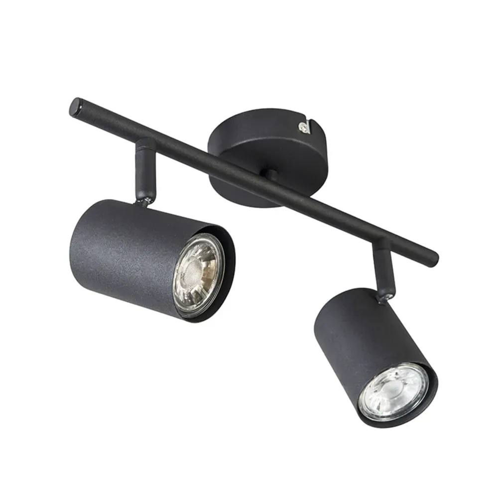 Illustration numéro 3 du produit Spot industriel noir inclinable