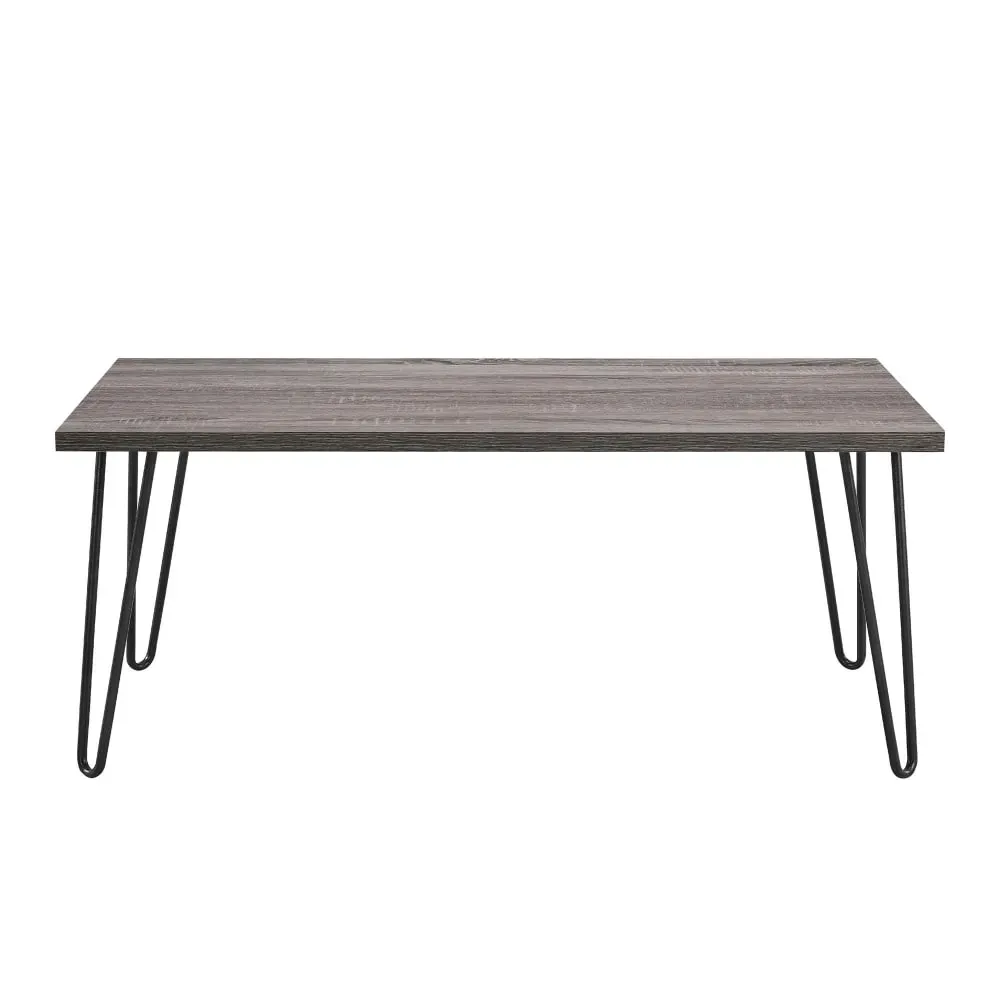 Illustration numéro 3 du produit Table basse en effet chêne gris