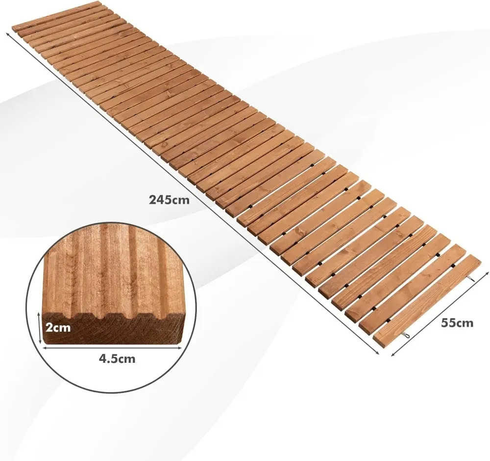 Illustration numéro 3 du produit Allée de jardin jardin en bois 245x55cm