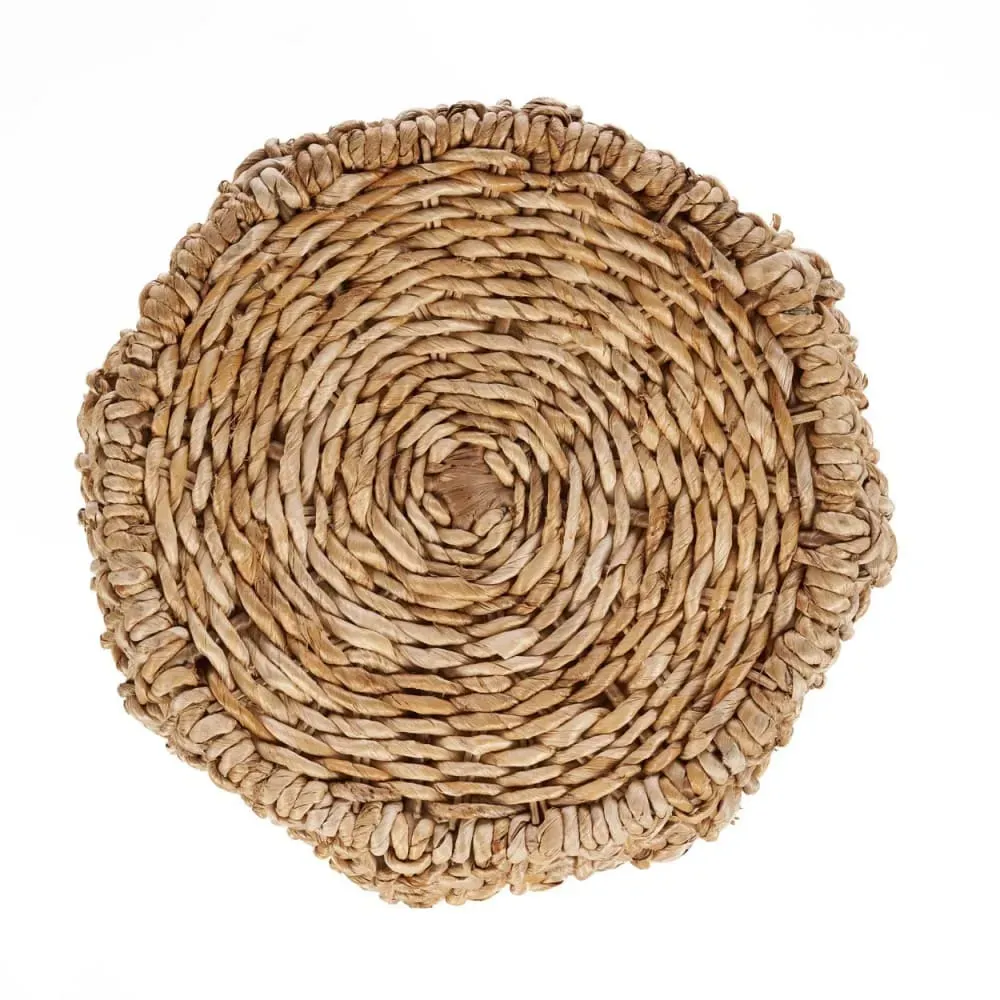 Illustration numéro 3 du produit Panier en feuille de bananier et en fer d50