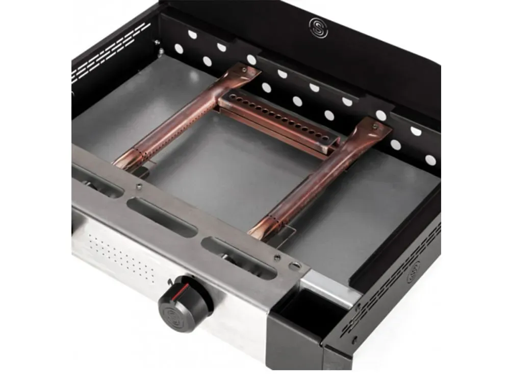 Illustration numéro 3 du produit Plancha gaz à poser 2 brûleurs Solia 200 - Somagic