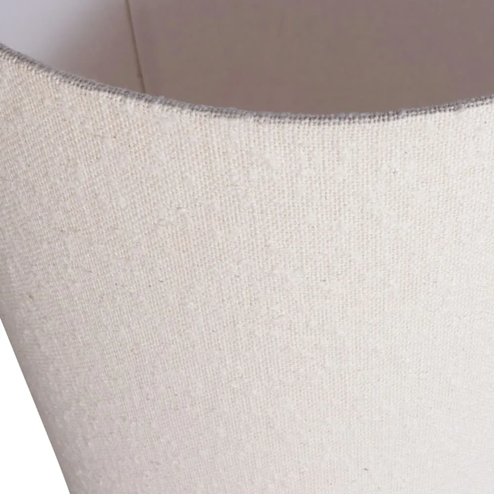 Illustration numéro 3 du produit Lampadaire en fer et bouclette blanc