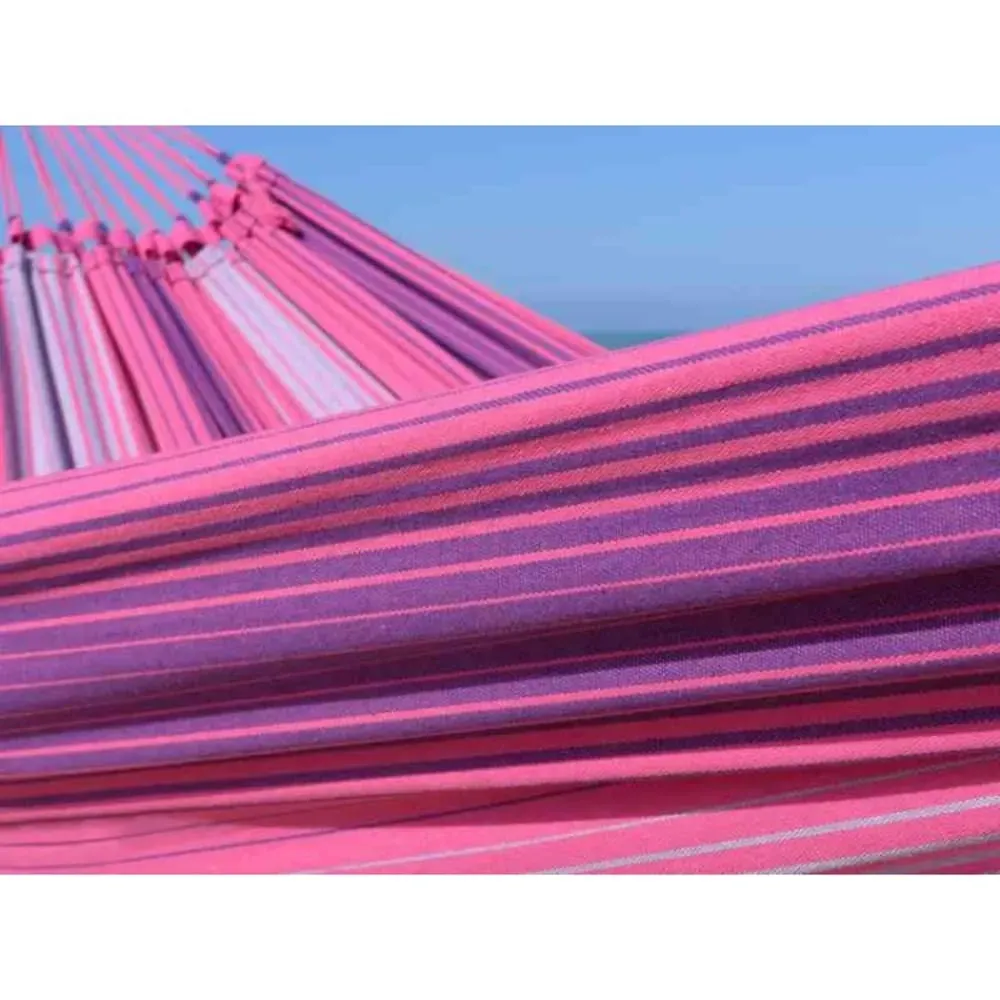 Illustration numéro 3 du produit Hamac XL en coton rose