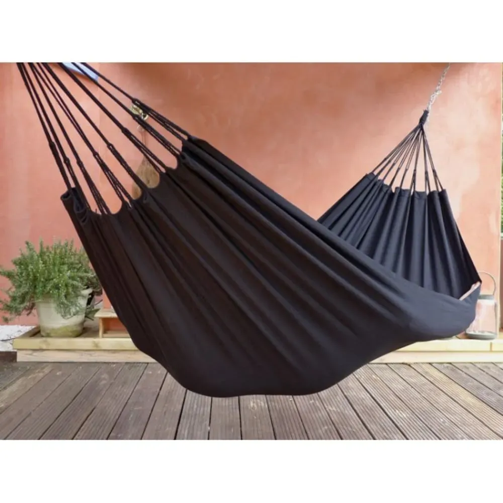 Illustration numéro 3 du produit Hamac L en coton noir