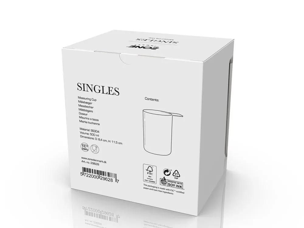 Illustration numéro 3 du produit Doseur à cocktails en acier argent