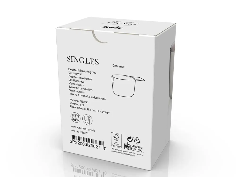 Illustration numéro 3 du produit Verre doseur en acier