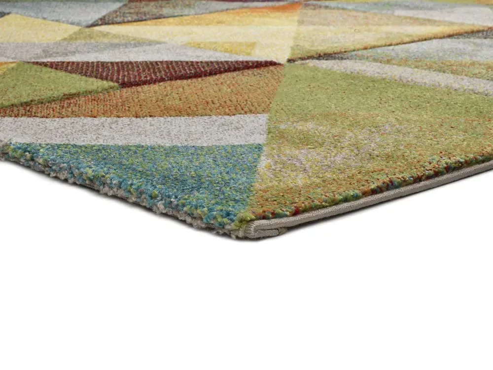 Illustration numéro 3 du produit Tapis descente de lit multicolore 60x120 cm