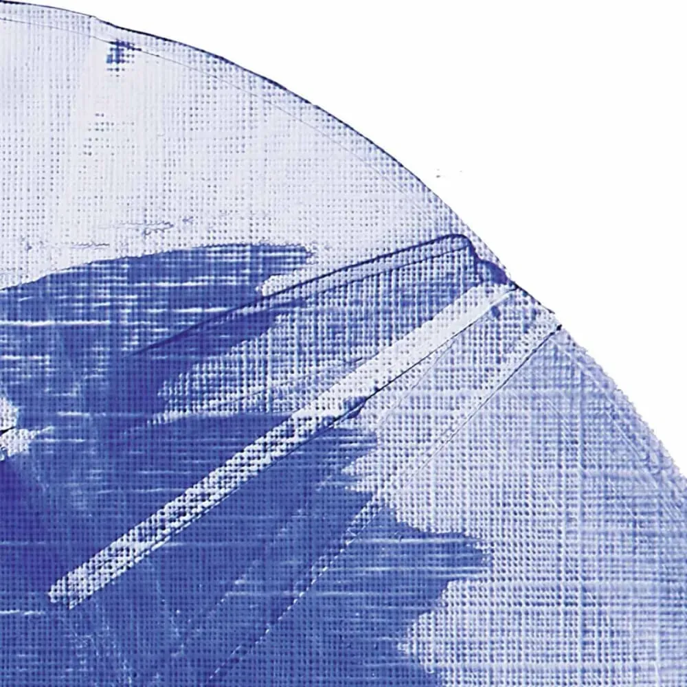 Illustration numéro 3 du produit Papier peint panoramique graphique bleu 300x250cm