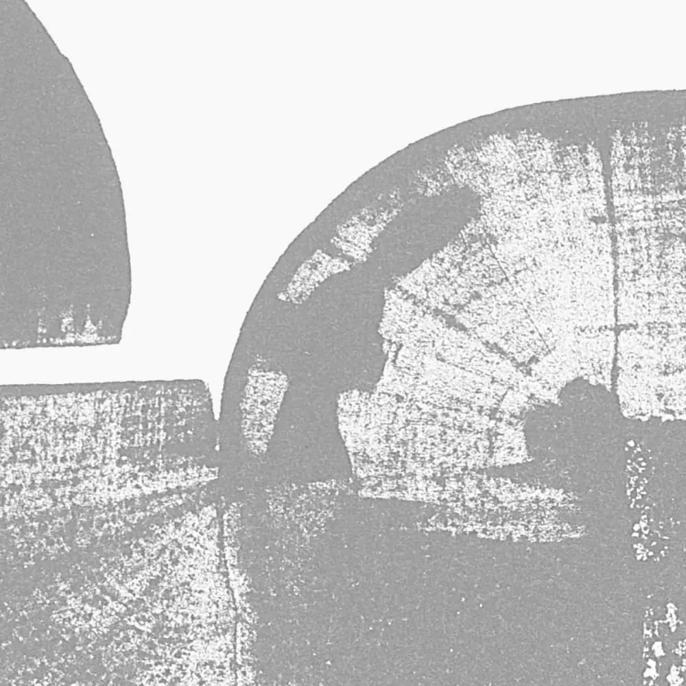 Illustration numéro 3 du produit Papier peint panoramique graphique gris 150x250cm