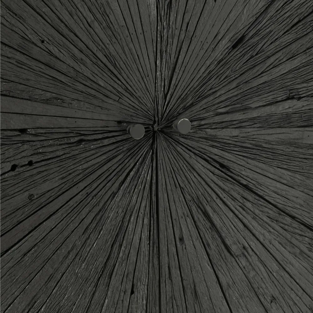 Illustration numéro 3 du produit Armoire en bois et fer bois/métal noir 162cm