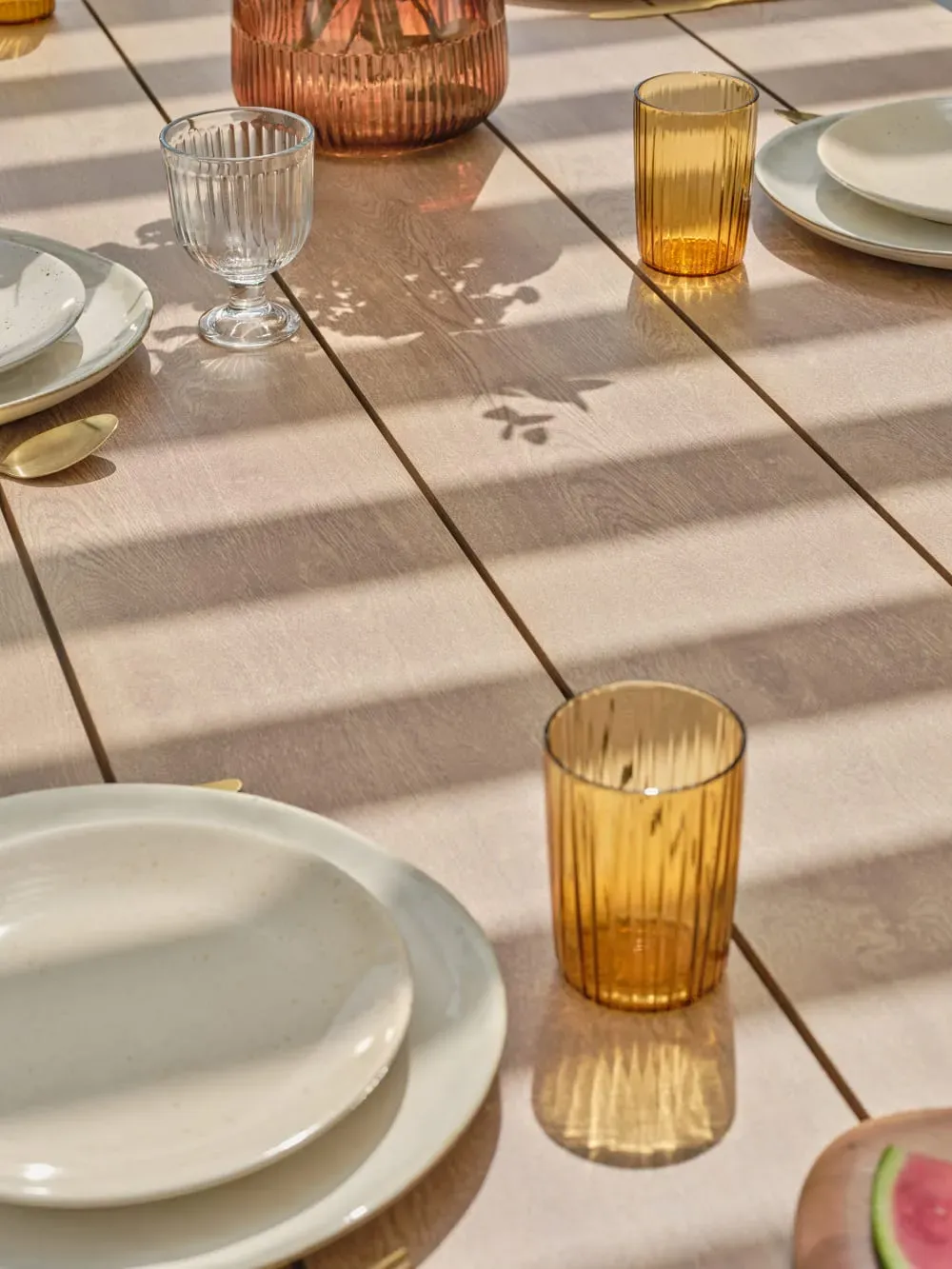 Illustration numéro 3 du produit Table de jardin 8 places - Grège