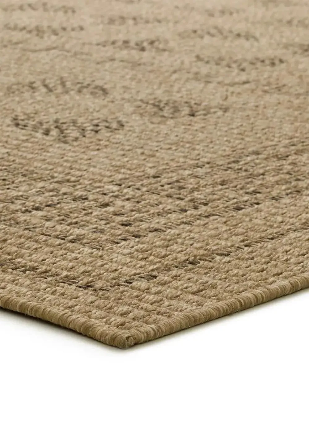 Illustration numéro 3 du produit Tapis d'extérieur effet jute marron clair 80x150 cm