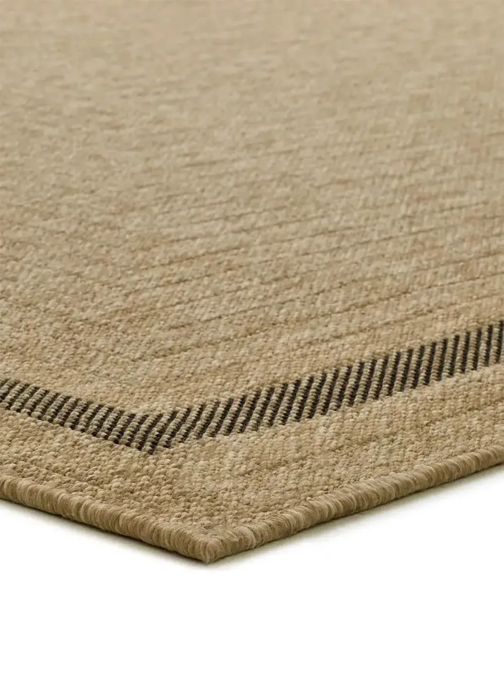 Illustration numéro 3 du produit Tapis d'extérieur effet jute marron clair 120x170 cm