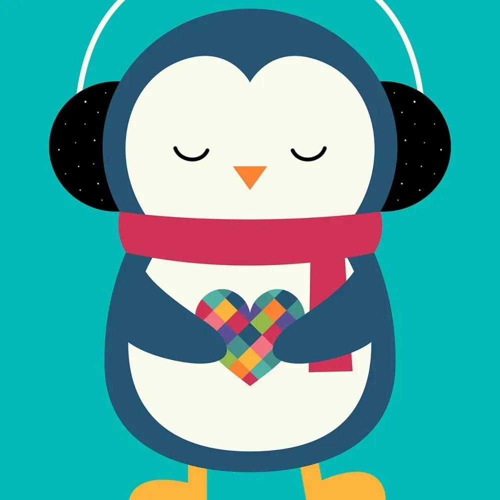 Illustration numéro 3 du produit Tableau coeur à prendre imprimé sur toile 40x60 cm