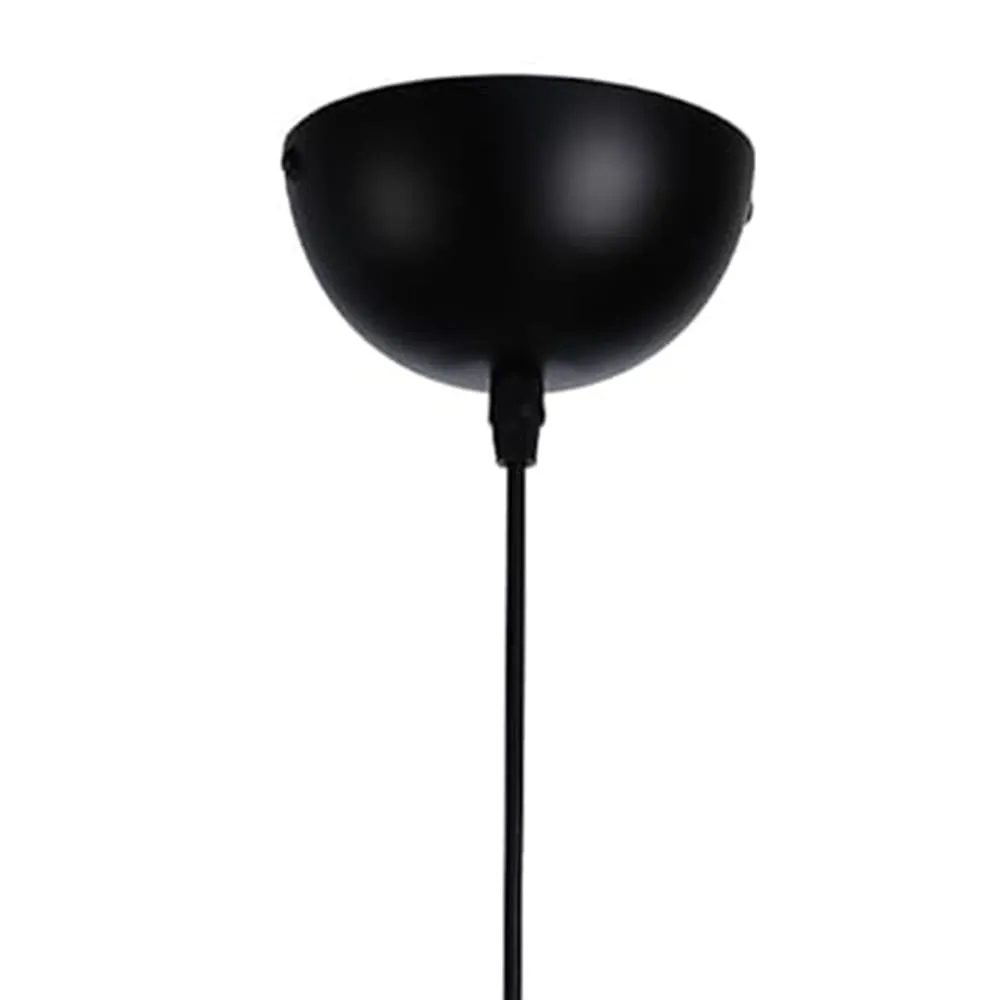 Illustration numéro 3 du produit Plafonnier rétro industriel métal noir  E27 Ø27 cm