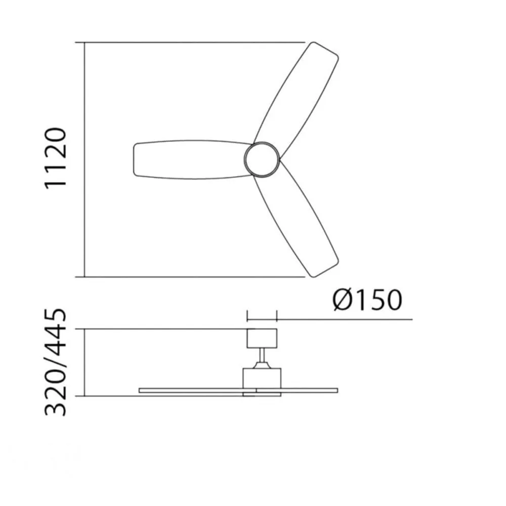 Illustration numéro 3 du produit Ventilateur plafond lumineux noir et bois foncé