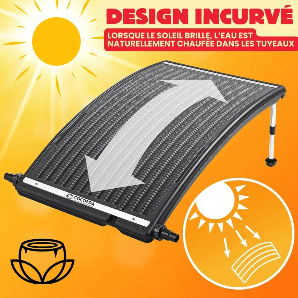 Illustration numéro 3 du produit Chauffage solaire pour piscine