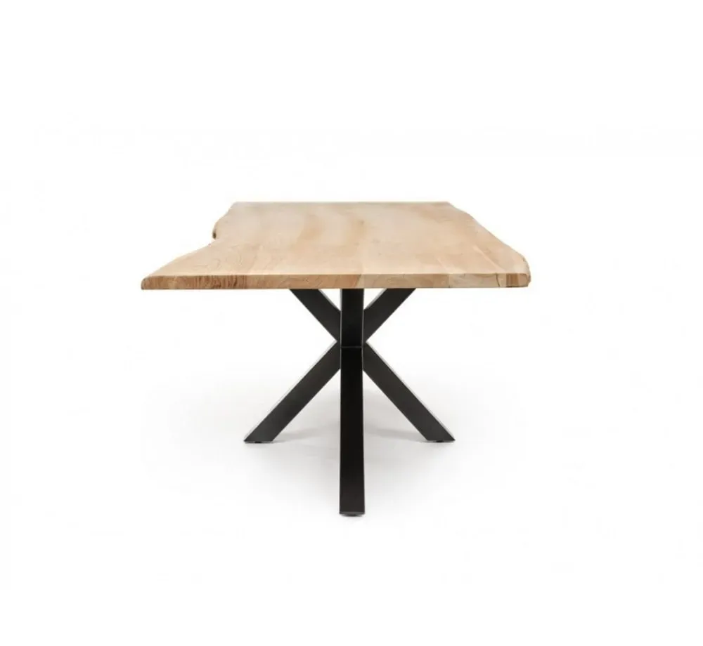 Illustration numéro 3 du produit Table de repas rectangulaire en bois massif