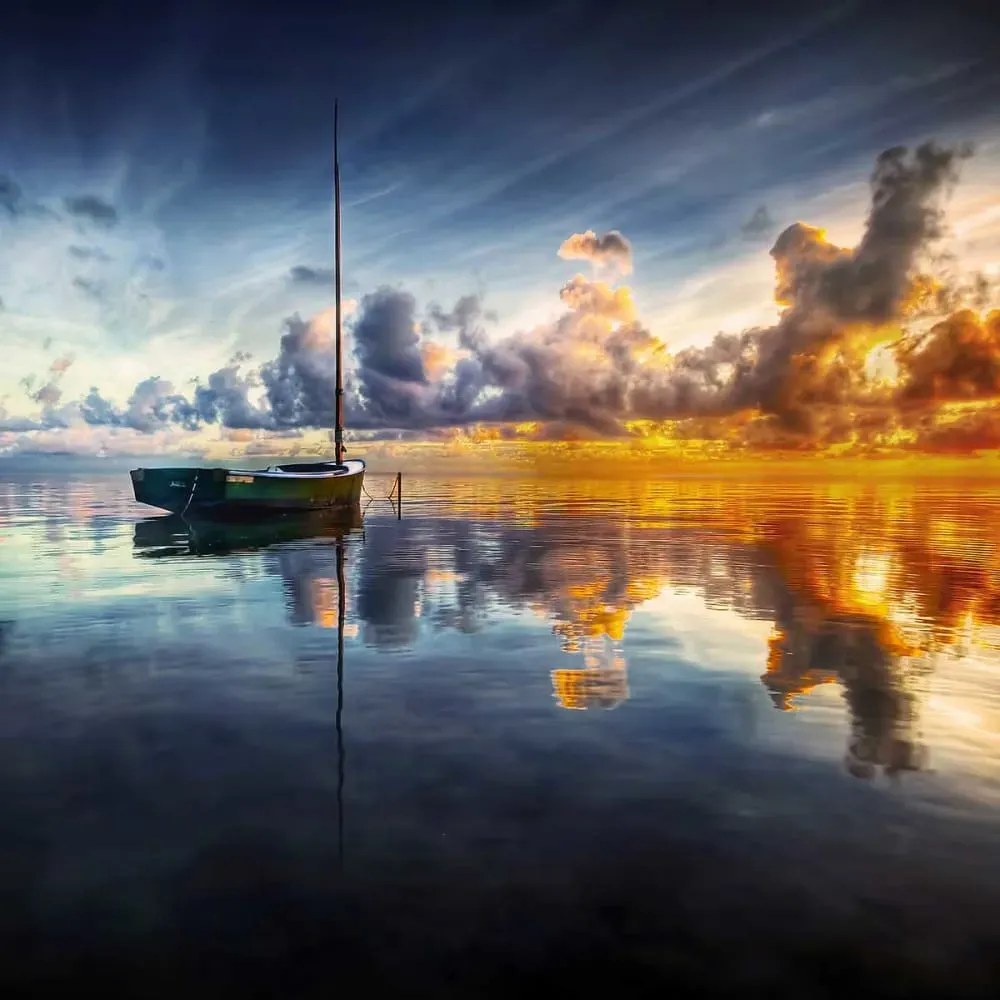 Illustration numéro 3 du produit Tableau beauté des lacs imprimé sur toile 90x60 cm