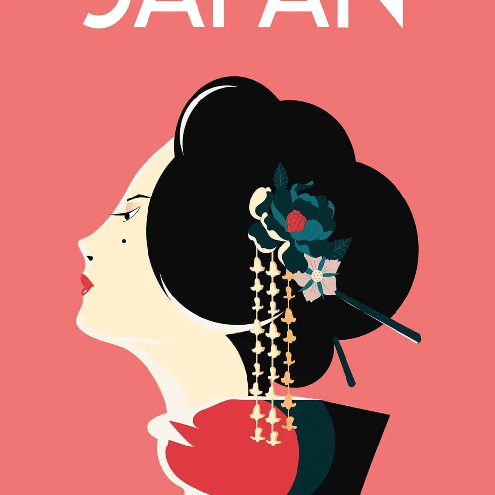 Illustration numéro 3 du produit Tableau de voyage Japon et tradition imprimé sur toile 60x90 cm