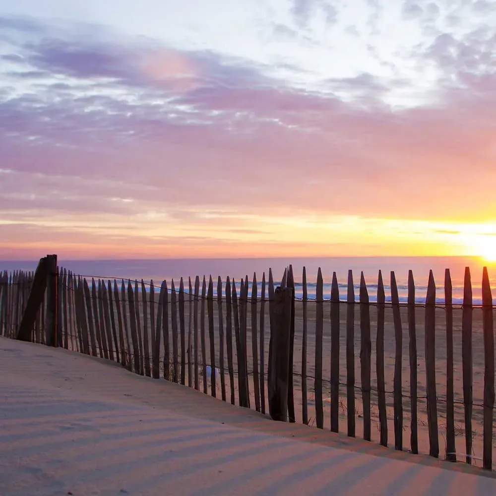 Illustration numéro 3 du produit Tableau coucher du soleil imprimé sur toile 90x60 cm