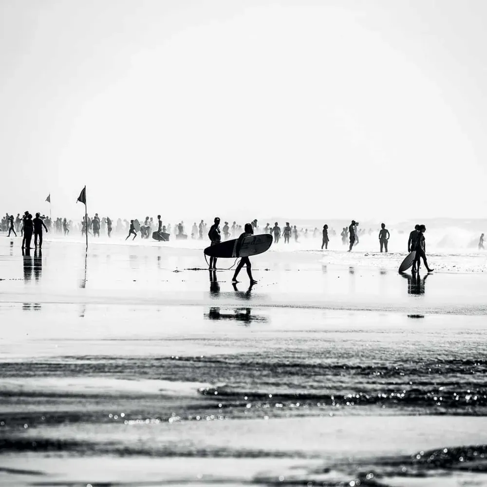 Illustration numéro 3 du produit Tableau été à la plage imprimé sur toile 90x60 cm