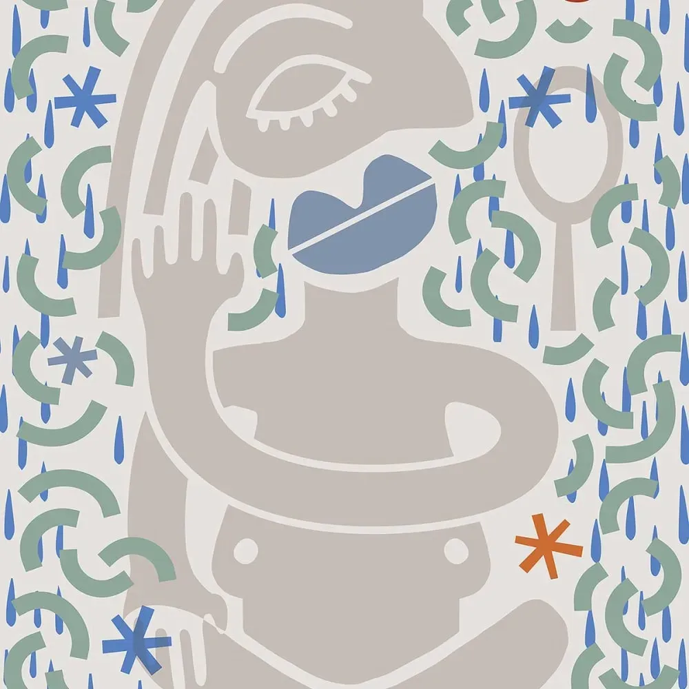 Illustration numéro 3 du produit Tableau meditation féminine imprimé sur toile 40x60 cm