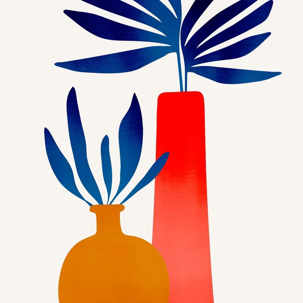 Illustration numéro 3 du produit Tableau plante en conte de fée imprimé sur toile 60x90 cm