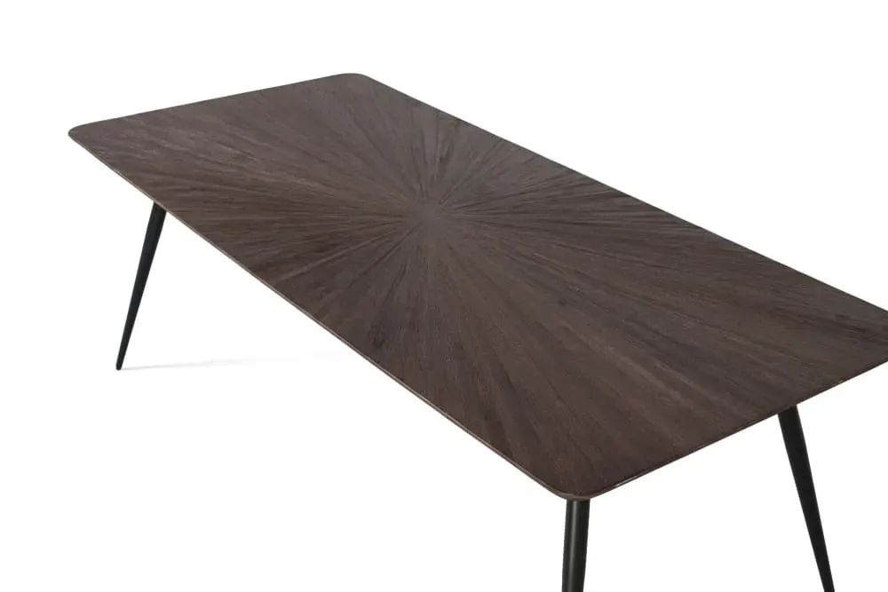 Illustration numéro 3 du produit Table à manger avec plateau rectangulaire en teck 200 cm