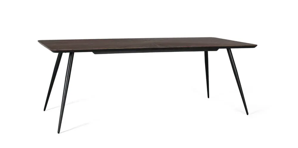 Illustration numéro 3 du produit Table à manger avec plateau rectangulaire en teck 220 cm