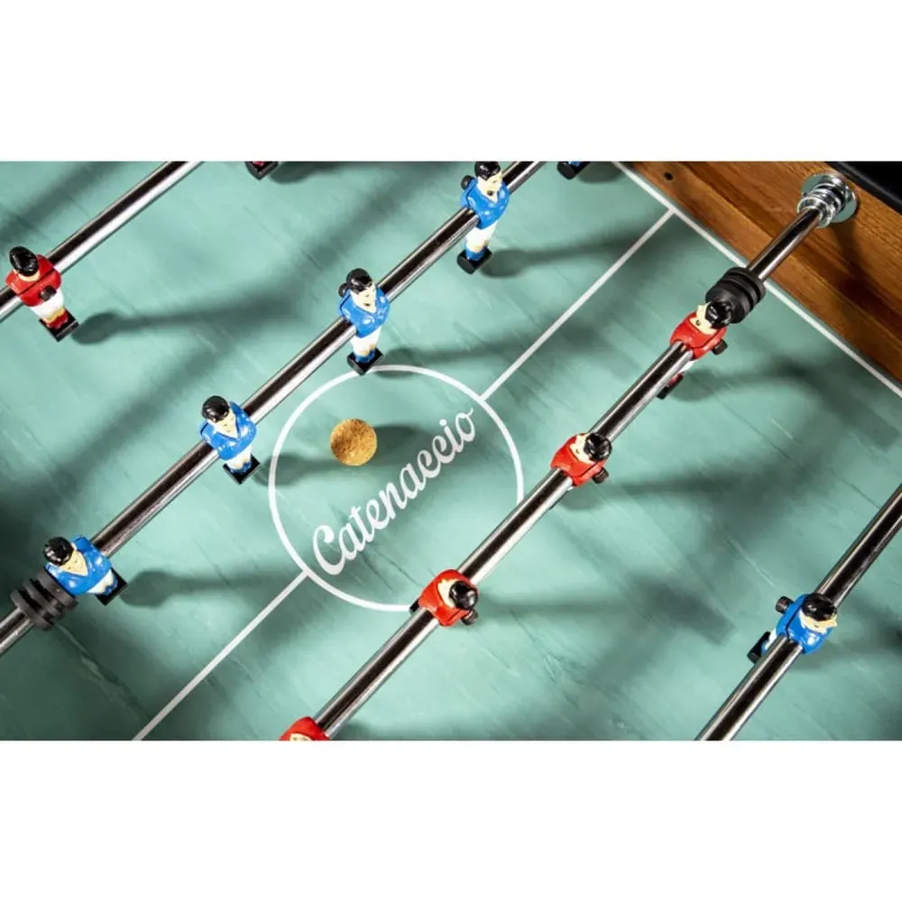 Illustration numéro 3 du produit De Bar en Bois - Baby foot avec monnayeur en bois foncé