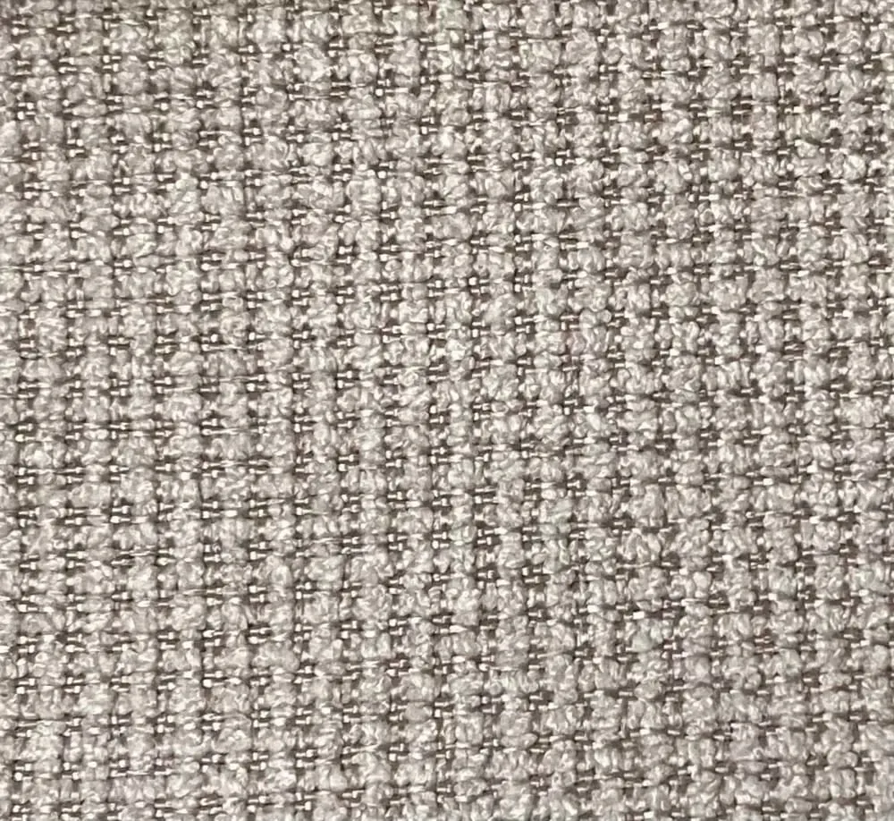 Illustration numéro 3 du produit Lot de 2 chaises en tissu et métal beige 75×46×49 cm