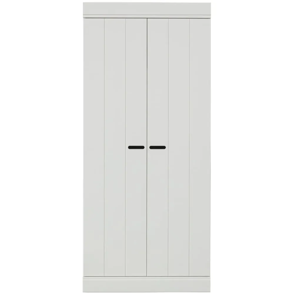 Illustration numéro 3 du produit Armoire 2 portes en bois de pin blanc