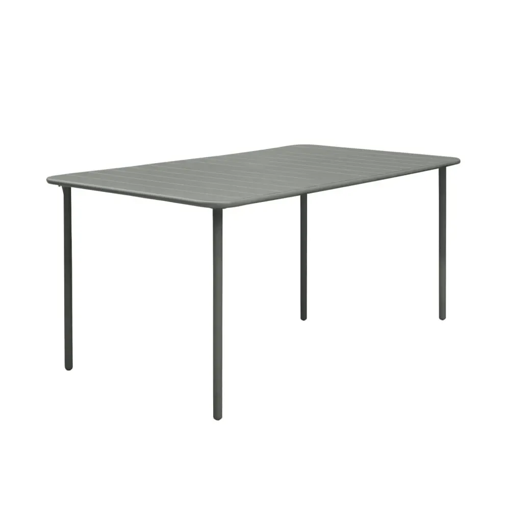 Illustration numéro 3 du produit Table de jardin métal 8 chaises kaki