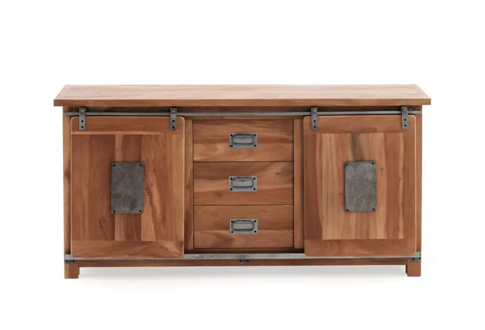 Illustration numéro 3 du produit Buffet en bois massif d'acacia recyclé