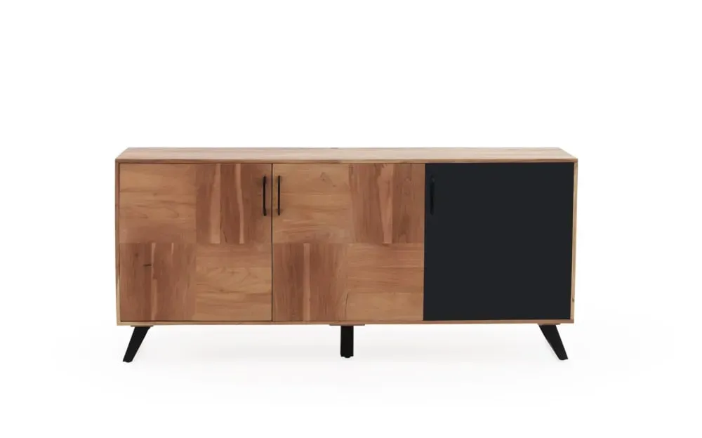 Illustration numéro 3 du produit Buffet en bois massif d'acacia recyclé