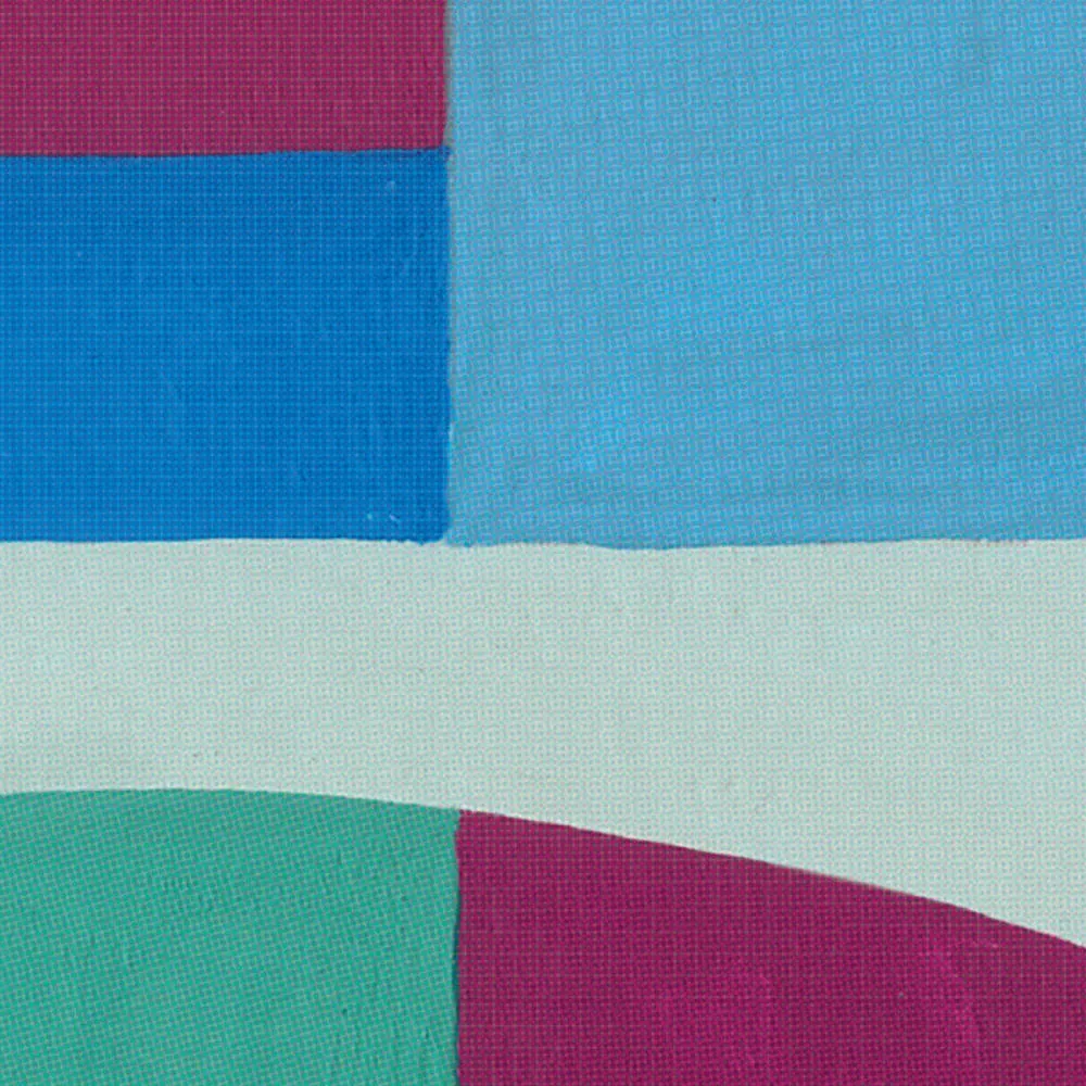 Illustration numéro 3 du produit Papier peint panoramique paysage décomposé bleu 225x250cm