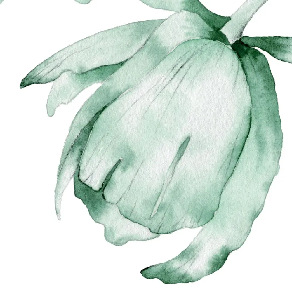 Illustration numéro 3 du produit Papier peint panoramique azulejos vert 300x250cm