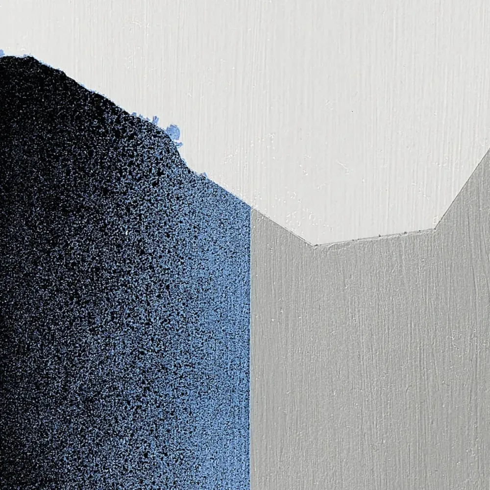 Illustration numéro 3 du produit Papier peint panoramique abstraction bleu 150x250cm