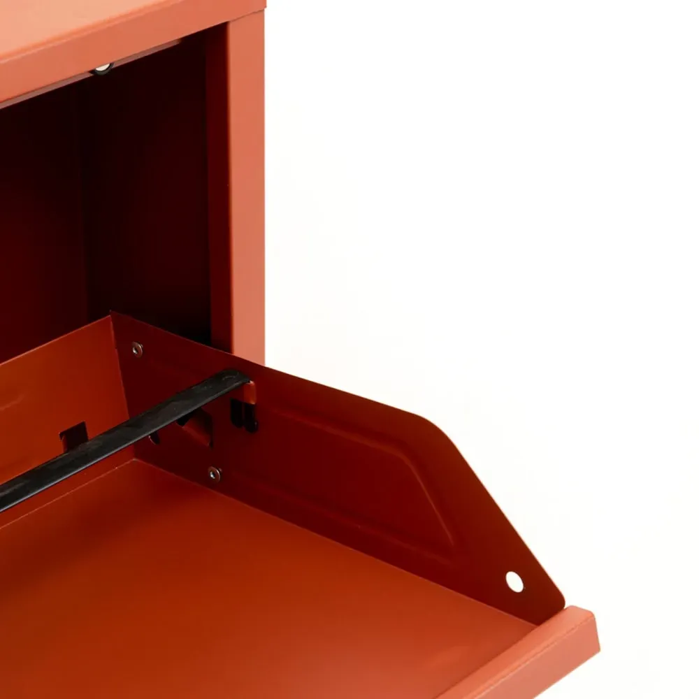 Illustration numéro 3 du produit Casier à chaussures 3 tiroirs en acier marron