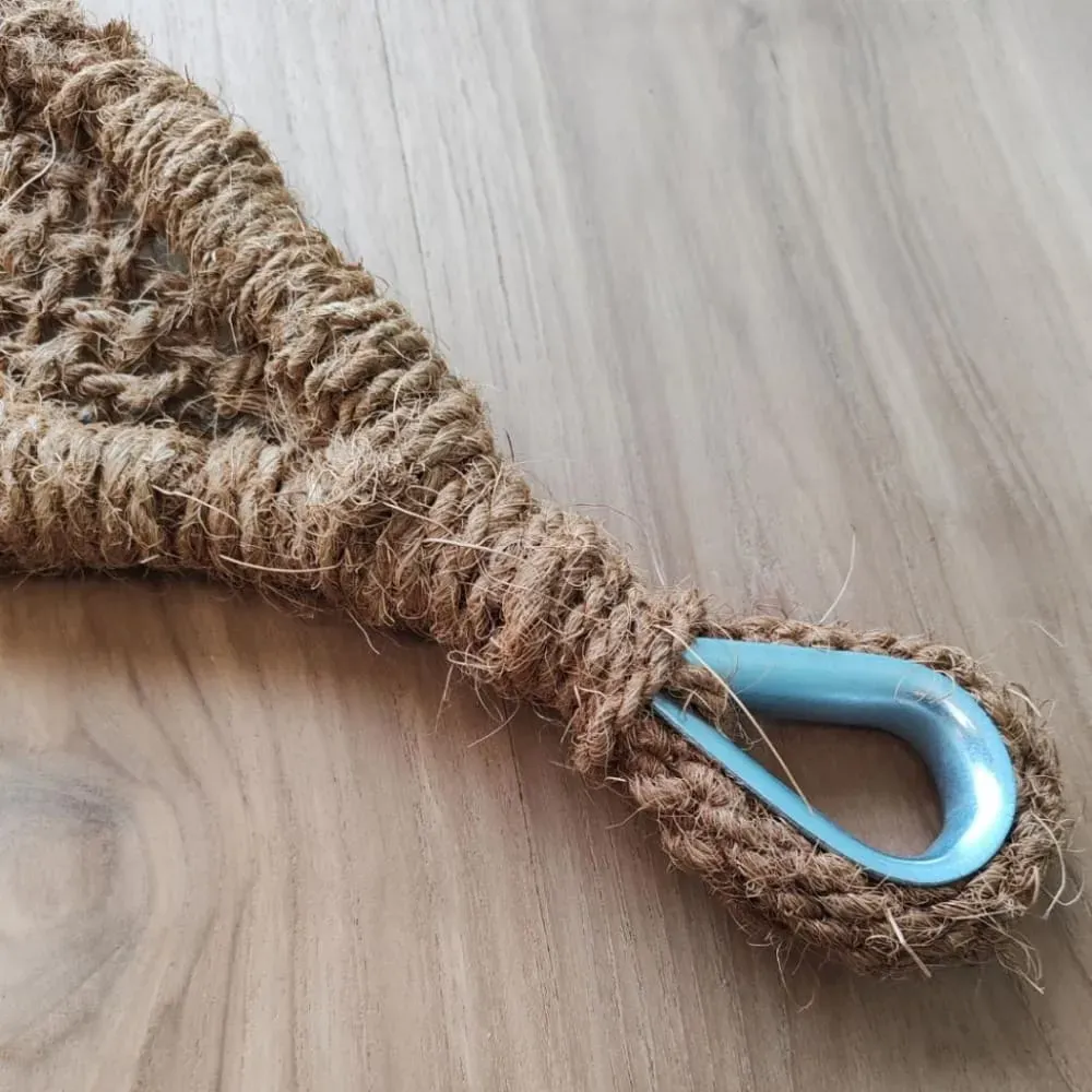 Illustration numéro 3 du produit Voile d'ombrage triangulaire en coco 3,5 x 3,5m