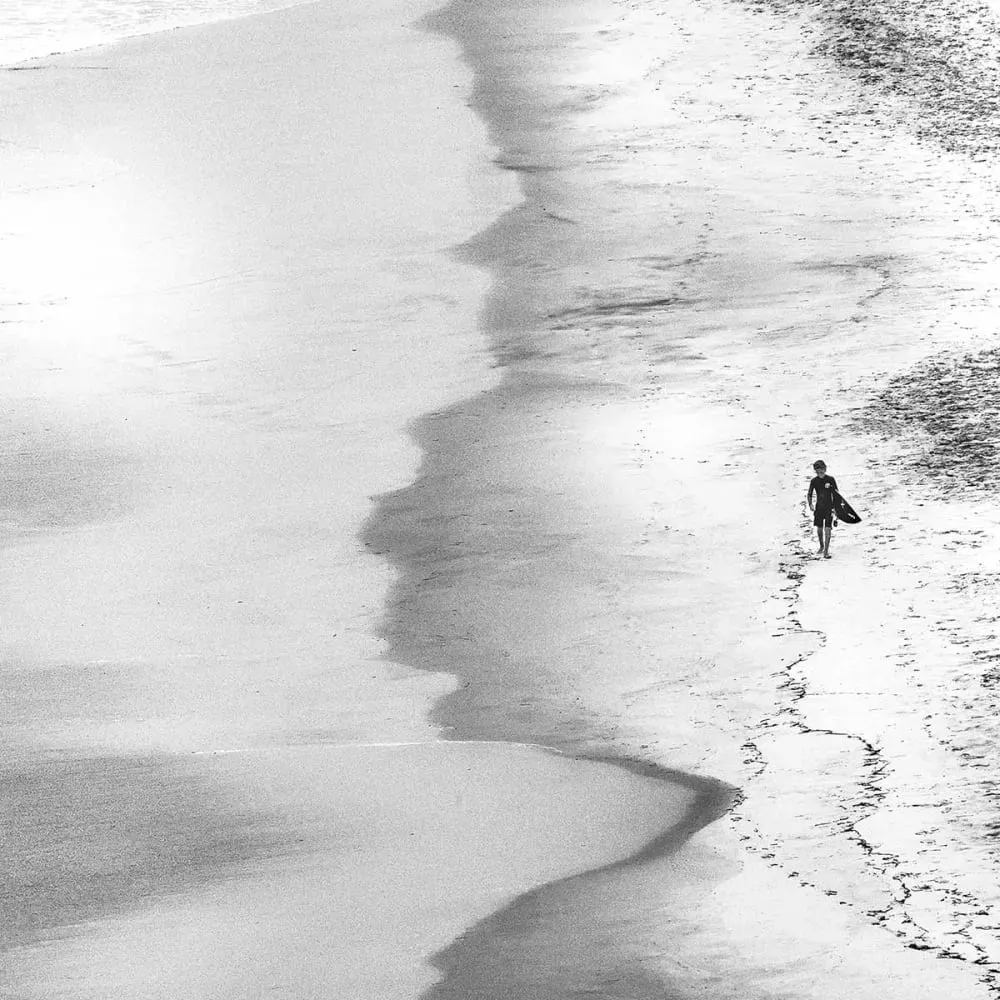 Illustration numéro 3 du produit Tableau beach surf imprimé sur toile 90x60 cm