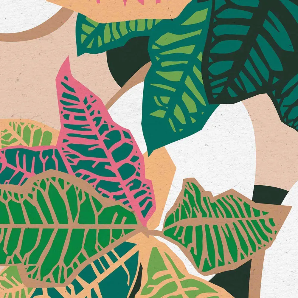 Illustration numéro 3 du produit Tableau plantes colorées pour le jardin imprimé sur toile 60x90 cm