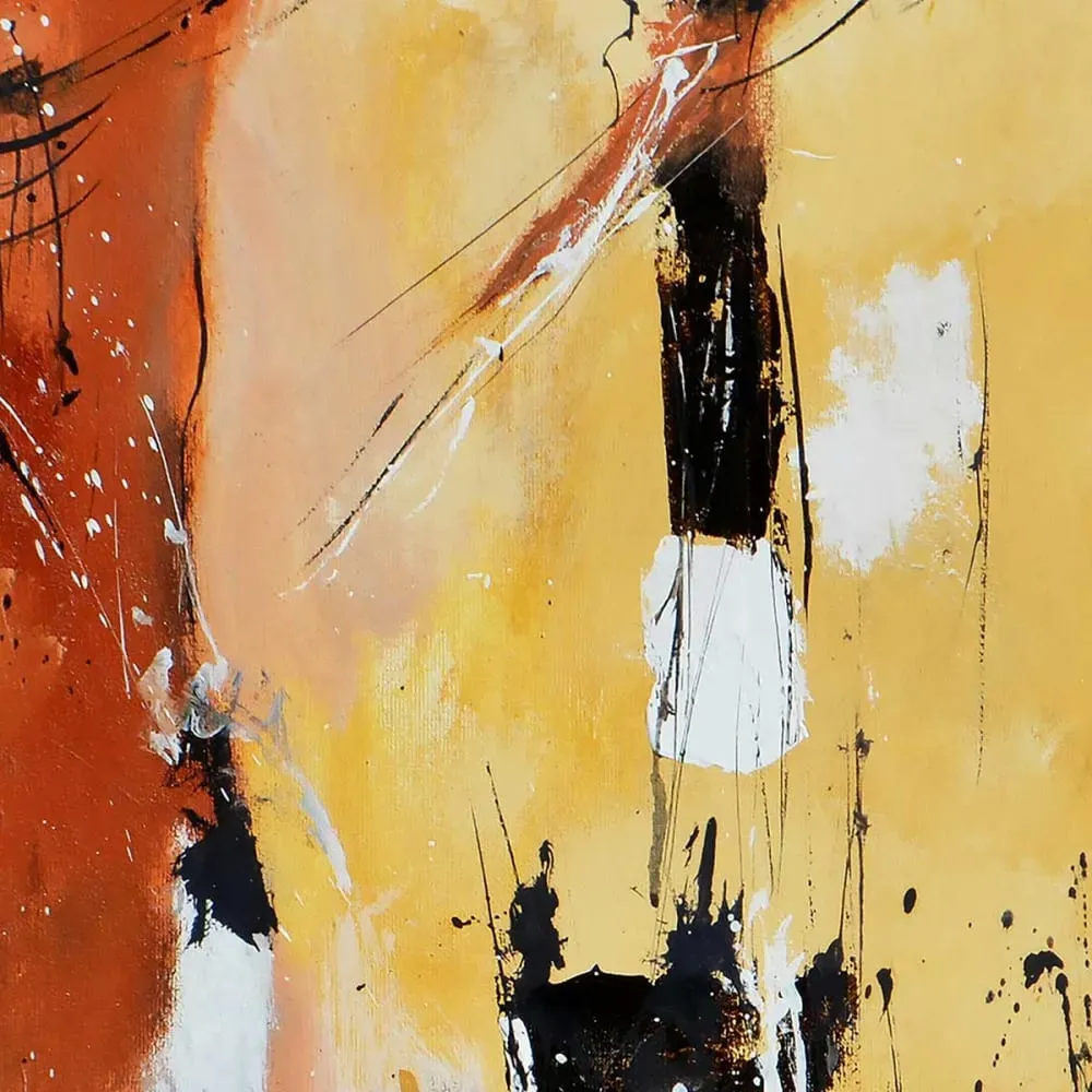 Illustration numéro 3 du produit Tableau terre d' ocre en provence imprimé sur toile 80x80 cm