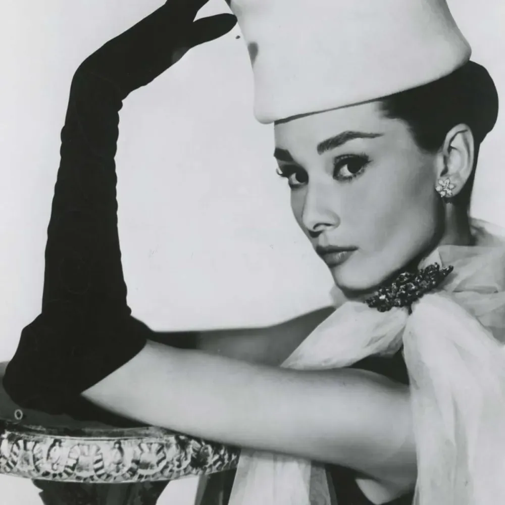 Illustration numéro 3 du produit Tableau  Audrey Hepburn imprimé sur toile 40x60 cm