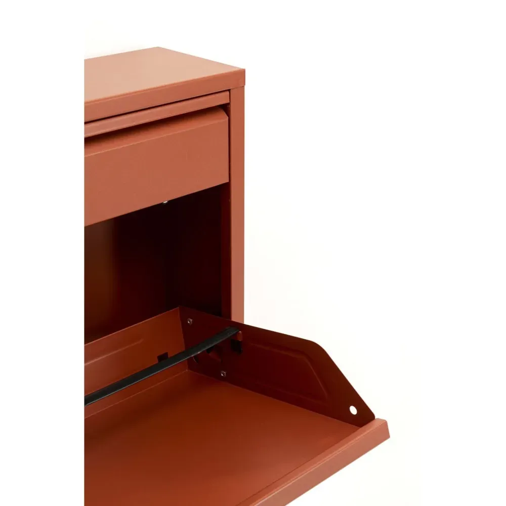 Illustration numéro 3 du produit Casier à chaussures 4 tiroirs en acier marron