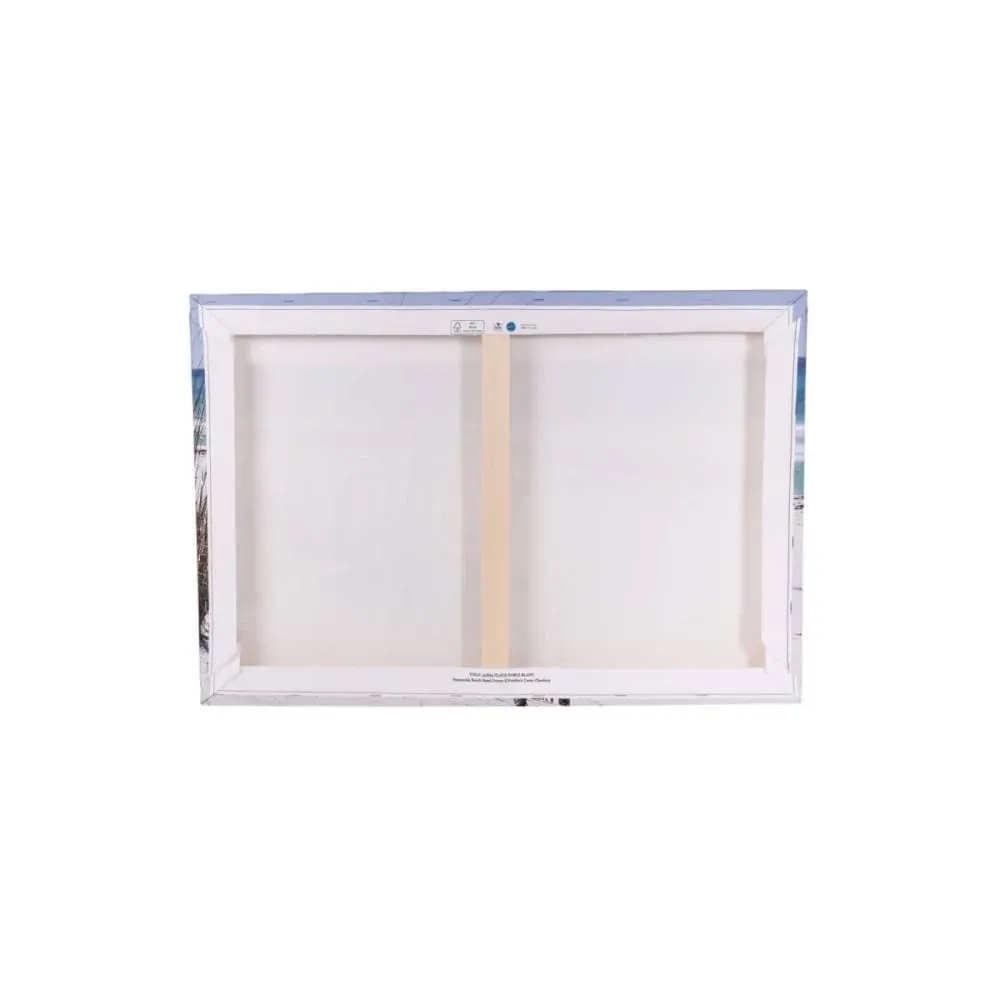 Illustration numéro 3 du produit Tableau sur toile ambiance piscine rétro 45x65